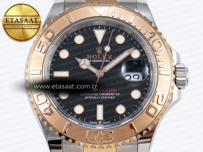 Yacht-Master 126621 40mm RG/SS Black Dial C+S VR3235 - Görsel 4