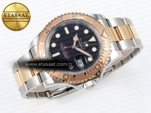 Yacht-Master 126621 40mm RG/SS Black Dial C+S VR3235 - Görsel 6