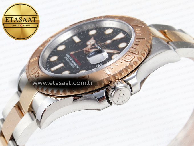 Yacht-Master 126621 40mm RG/SS Black Dial C+S VR3235 - Görsel 8