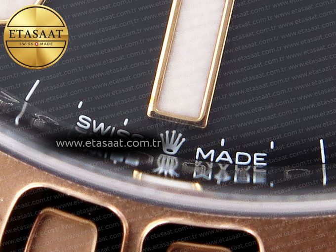 Yacht-Master 126621 SS/RG 904L Steel VSF 1:1 Best Edition Black Dial on SS/RG Bracelet VS3235 - Görsel 13
