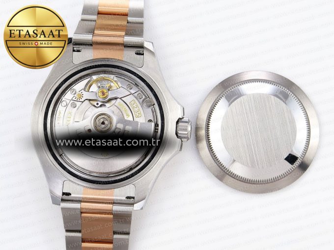 Yacht-Master 126621 SS/RG 904L Steel VSF 1:1 Best Edition Black Dial on SS/RG Bracelet VS3235 - Görsel 18