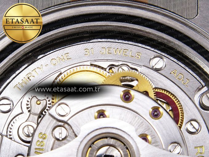 Yacht-Master 126621 SS/RG 904L Steel VSF 1:1 Best Edition Black Dial on SS/RG Bracelet VS3235 - Görsel 24