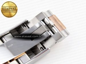 Yacht-Master 126621 SS/RG 904L Steel VSF 1:1 Best Edition Black Dial on SS/RG Bracelet VS3235 - Görsel 32