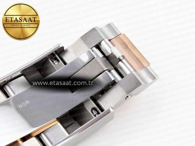 Yacht-Master 126621 SS/RG 904L Steel VSF 1:1 Best Edition Black Dial on SS/RG Bracelet VS3235 - Görsel 32