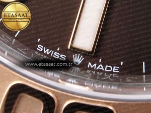 Yacht-Master 126621 SS/RG 904L Steel VSF 1:1 Best Edition Brown Dial on SS/RG Bracelet - Görsel 13