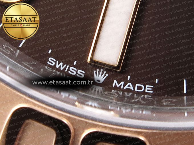 Yacht-Master 126621 SS/RG 904L Steel VSF 1:1 Best Edition Brown Dial on SS/RG Bracelet - Görsel 13