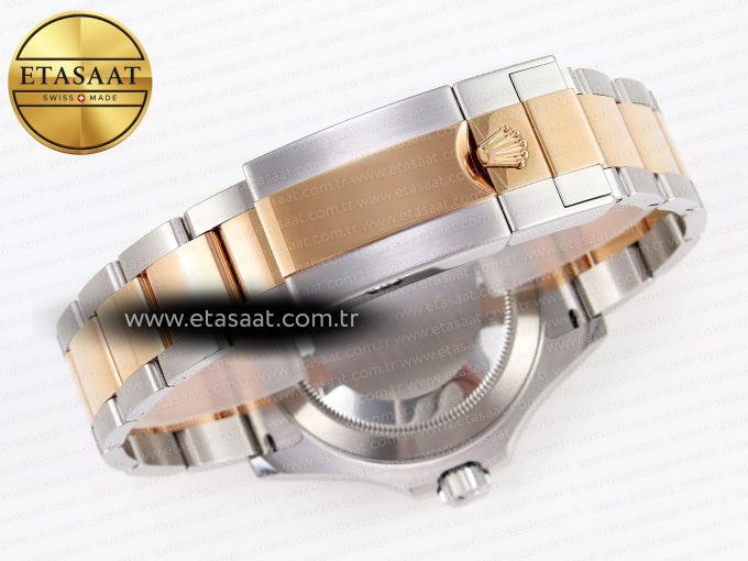 Yacht-Master 126621 SS/RG 904L Steel VSF 1:1 Best Edition Brown Dial on SS/RG Bracelet - Görsel 16