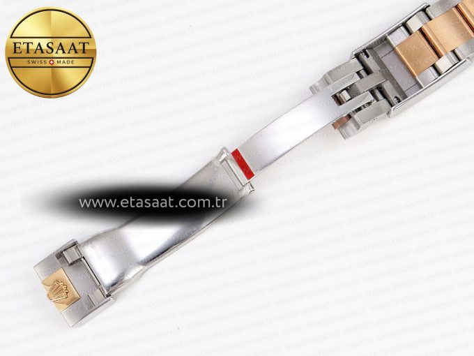 Yacht-Master 126621 SS/RG 904L Steel VSF 1:1 Best Edition Brown Dial on SS/RG Bracelet - Görsel 28