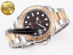 Rolex Yacht-Master 126621 Brown Dial on SS/RG Bracelet - Görsel 6