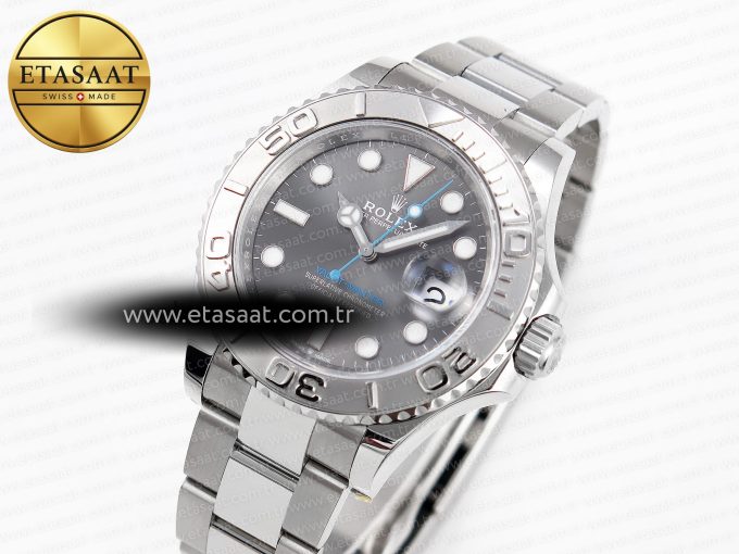Yacht-Master 126622 904L Steel C+SF 1:1 Best Edition Gray Dial on SS Bracelet VR3235 - Görsel 1
