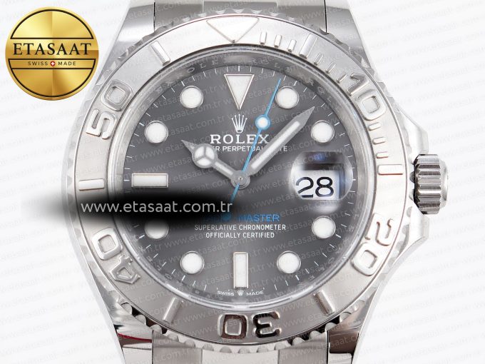 Yacht-Master 126622 904L Steel C+SF 1:1 Best Edition Gray Dial on SS Bracelet VR3235 - Görsel 4