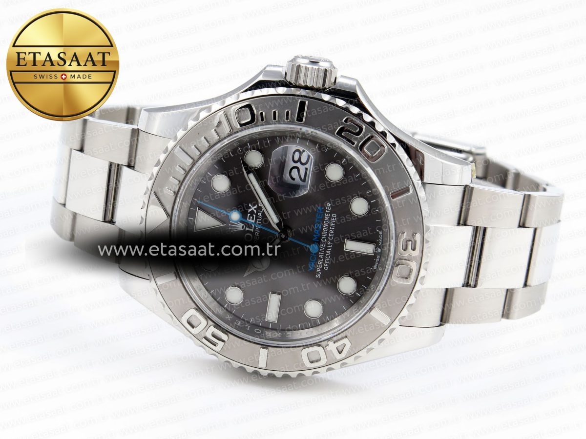 Yacht-Master 126622 904L Steel C+SF 1:1 Best Edition Gray Dial on SS Bracelet VR3235 - Görsel 7