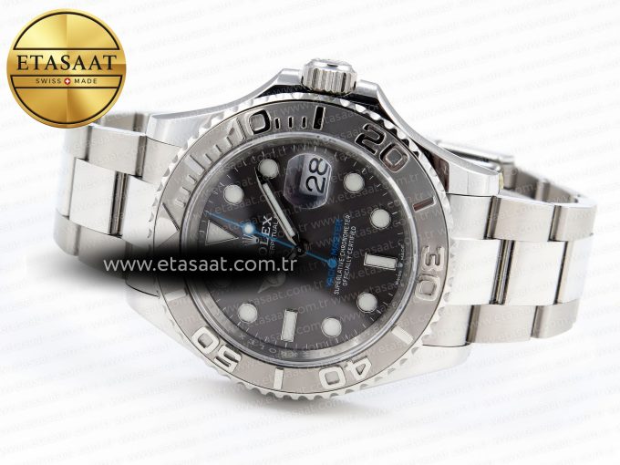Yacht-Master 126622 904L Steel C+SF 1:1 Best Edition Gray Dial on SS Bracelet VR3235 - Görsel 7