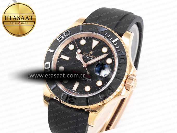 Yacht-Master 126655 C+SF Best Edition Black Ceramic Bezel on Oysterflex Strap VR3235 - Görsel 1