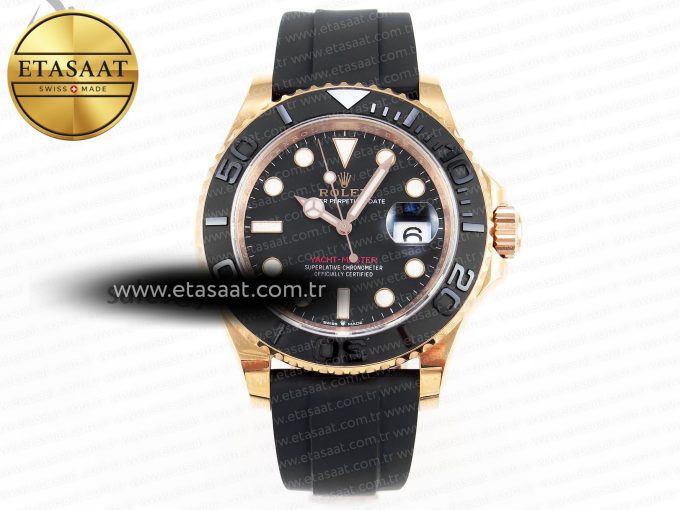 Yacht-Master 126655 C+SF Best Edition Black Ceramic Bezel on Oysterflex Strap VR3235 - Görsel 3