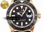 Yacht-Master 126655 C+SF Best Edition Black Ceramic Bezel on Oysterflex Strap VR3235 - Görsel 5