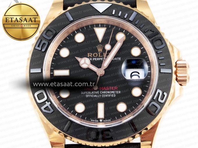 Yacht-Master 126655 C+SF Best Edition Black Ceramic Bezel on Oysterflex Strap VR3235 - Görsel 5