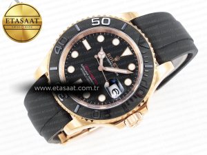 Yacht-Master 126655 C+SF Best Edition Black Ceramic Bezel on Oysterflex Strap VR3235 - Görsel 6