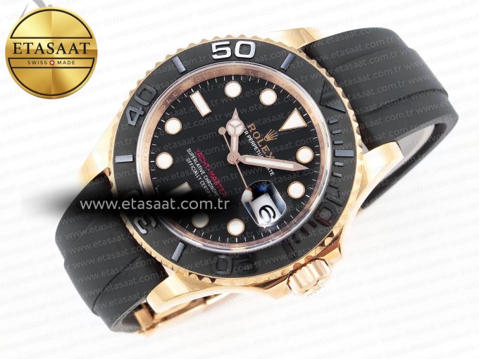Yacht-Master 126655 C+SF Best Edition Black Ceramic Bezel on Oysterflex Strap VR3235 - Görsel 6