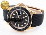 Yacht-Master 126655 C+SF Best Edition Black Ceramic Bezel on Oysterflex Strap VR3235 - Görsel 7