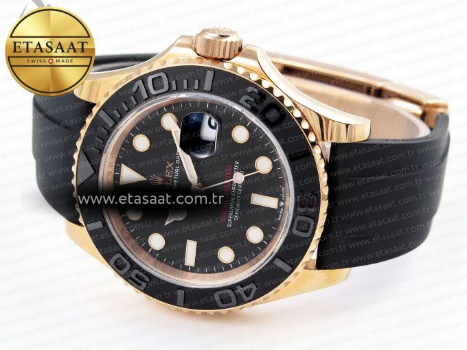 Yacht-Master 126655 C+SF Best Edition Black Ceramic Bezel on Oysterflex Strap VR3235 - Görsel 7