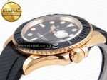 Yacht-Master 126655 C+SF Best Edition Black Ceramic Bezel on Oysterflex Strap VR3235 - Görsel 8