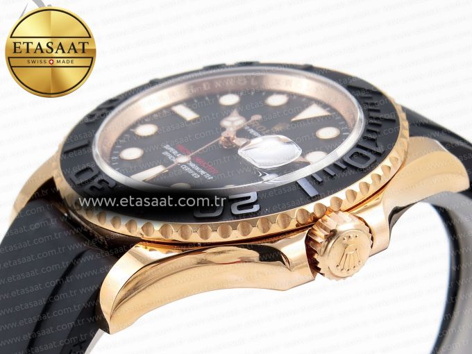 Yacht-Master 126655 C+SF Best Edition Black Ceramic Bezel on Oysterflex Strap VR3235 - Görsel 8