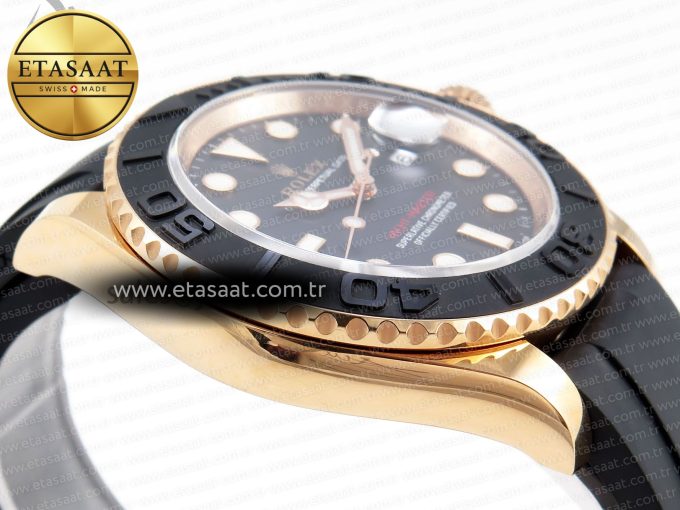 Yacht-Master 126655 C+SF Best Edition Black Ceramic Bezel on Oysterflex Strap VR3235 - Görsel 9