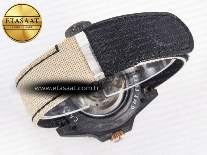 1GMT Carbon DIWF Best Edition Black Carbon Dial RG Markers on Beige Nylon Strap SA3186 CHS - Görsel 16
