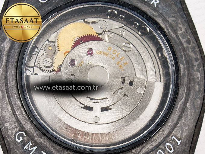 1GMT Carbon DIWF Best Edition Black Carbon Dial RG Markers on Beige Nylon Strap SA3186 CHS - Görsel 18