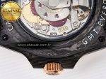 1GMT Carbon DIWF Best Edition Black Carbon Dial RG Markers on Beige Nylon Strap SA3186 CHS - Görsel 21