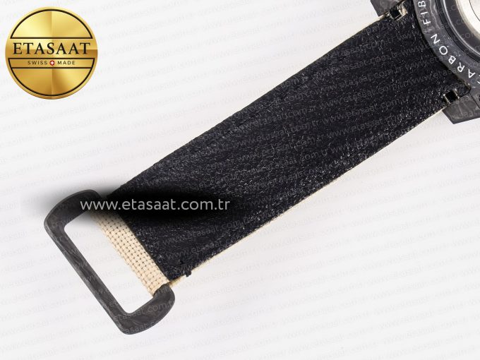 1GMT Carbon DIWF Best Edition Black Carbon Dial RG Markers on Beige Nylon Strap SA3186 CHS - Görsel 24