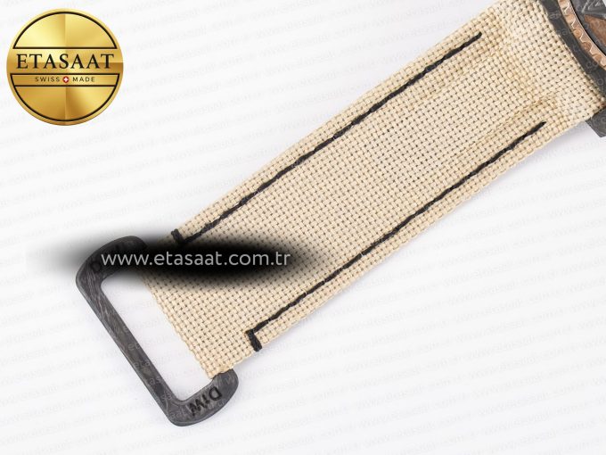 1GMT Carbon DIWF Best Edition Black Carbon Dial RG Markers on Beige Nylon Strap SA3186 CHS - Görsel 25