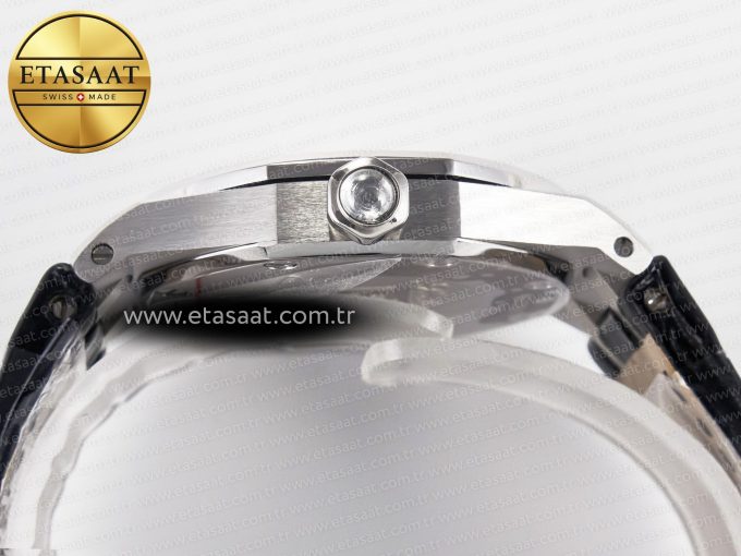 1Royal Oak Offshore Ladies 33mm SS DRF Best Edition Black Dial Diamonds Bezel on Black Leather Strap ETA Quartz - Görsel 14