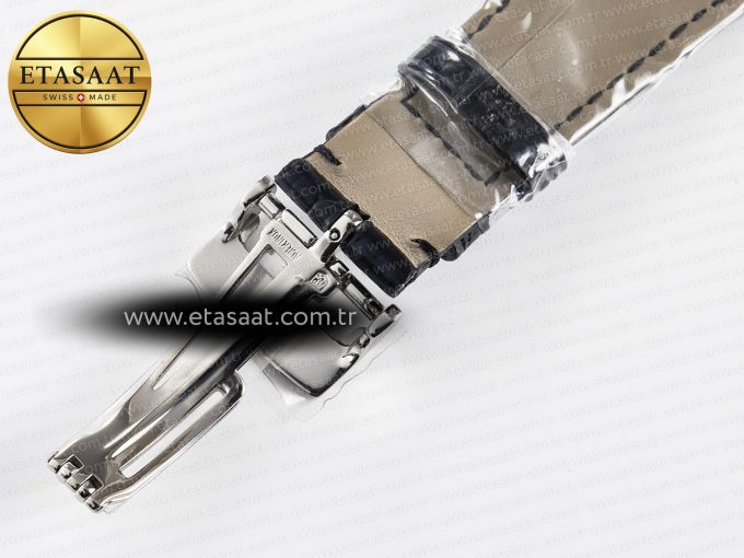 1Royal Oak Offshore Ladies 33mm SS DRF Best Edition Black Dial Diamonds Bezel on Black Leather Strap ETA Quartz - Görsel 21