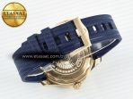 Omega 2018 Seamaster Diver 300M RG Blue Ceramic Blue Dial on Blue A8801 - Görsel 15