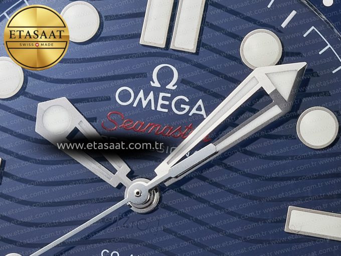 2018 Seamaster Diver 300M VSF 1:1 Best Edition Blue Ceramic Blue Dial on SS Bracelet A8800 V2 - Görsel 11