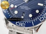 2018 Seamaster Diver 300M VSF 1:1 Best Edition Blue Ceramic Blue Dial on SS Bracelet A8800 V2 - Görsel 13