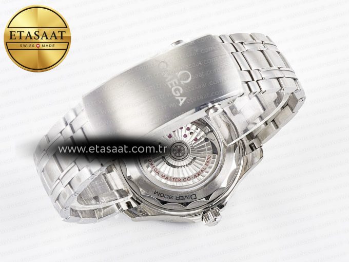 2018 Seamaster Diver 300M VSF 1:1 Best Edition Blue Ceramic Blue Dial on SS Bracelet A8800 V2 - Görsel 16
