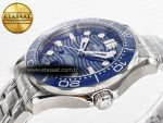 2018 Seamaster Diver 300M VSF 1:1 Best Edition Blue Ceramic Blue Dial on SS Bracelet A8800 V2 - Görsel 6