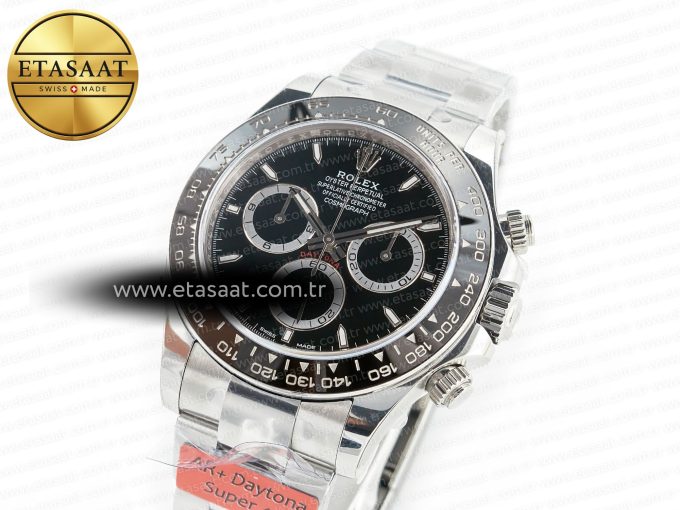 2023 Daytona 126500 AR+F 1:1 Best Edition 904L SS Case and Bracelet Black Dial SA4131 - Görsel 1