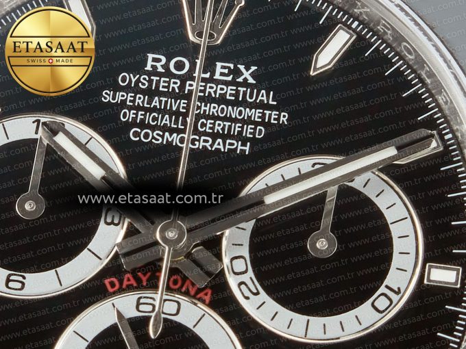 2023 Daytona 126500 AR+F 1:1 Best Edition 904L SS Case and Bracelet Black Dial SA4131 - Görsel 10