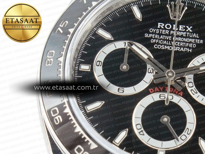 2023 Daytona 126500 AR+F 1:1 Best Edition 904L SS Case and Bracelet Black Dial SA4131 - Görsel 11