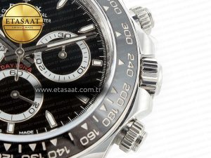 2023 Daytona 126500 AR+F 1:1 Best Edition 904L SS Case and Bracelet Black Dial SA4131 - Görsel 12