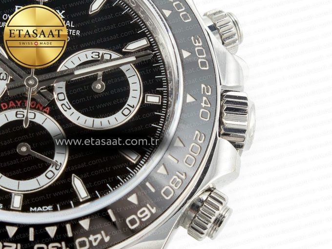 2023 Daytona 126500 AR+F 1:1 Best Edition 904L SS Case and Bracelet Black Dial SA4131 - Görsel 12