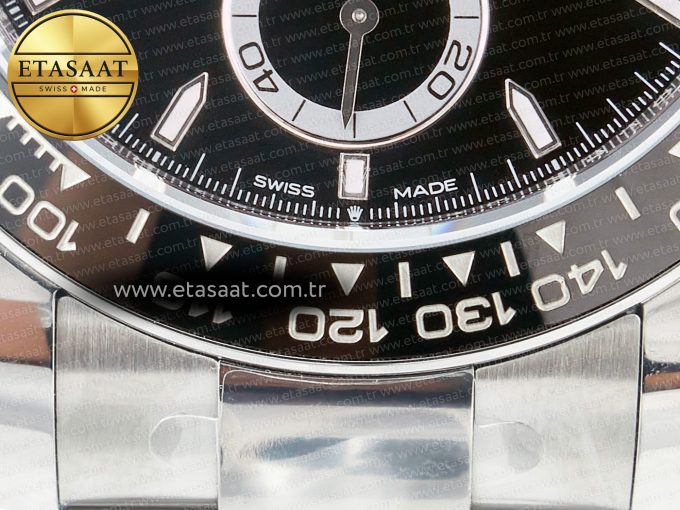 2023 Daytona 126500 AR+F 1:1 Best Edition 904L SS Case and Bracelet Black Dial SA4131 - Görsel 14