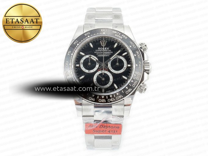 2023 Daytona 126500 AR+F 1:1 Best Edition 904L SS Case and Bracelet Black Dial SA4131 - Görsel 3