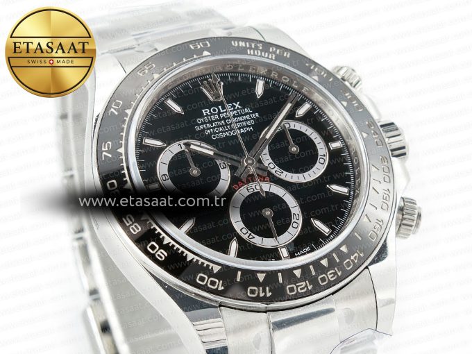 2023 Daytona 126500 AR+F 1:1 Best Edition 904L SS Case and Bracelet Black Dial SA4131 - Görsel 5
