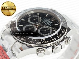 2023 Daytona 126500 AR+F 1:1 Best Edition 904L SS Case and Bracelet Black Dial SA4131 - Görsel 6