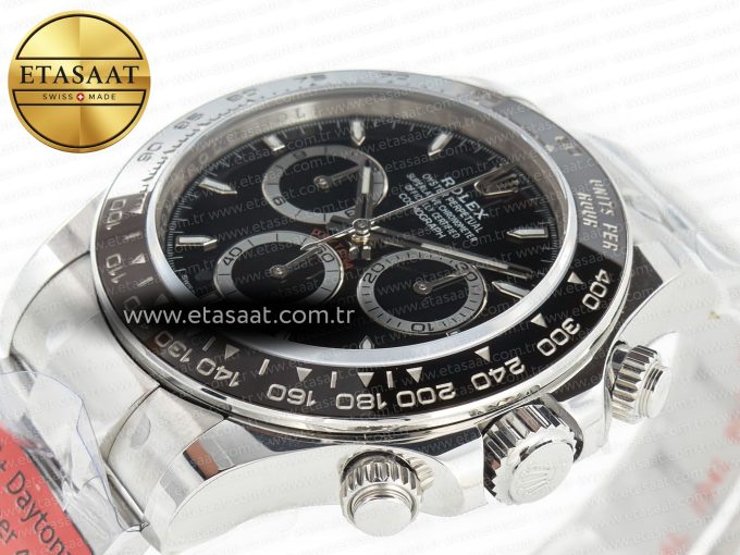 2023 Daytona 126500 AR+F 1:1 Best Edition 904L SS Case and Bracelet Black Dial SA4131 - Görsel 6